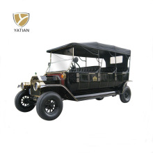 High Quality Black Color Electric Vintage Classic Car for 8 Passengers